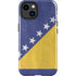 Bosnia and Herzegovina Flag Distressed iPhone 14 Plus Impact Case