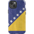 Bosnia and Herzegovina Flag Distressed iPhone 15 Impact Case