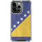 Bosnia and Herzegovina Flag Distressed iPhone 15 Pro Clear Case