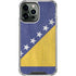 Bosnia and Herzegovina Flag Distressed iPhone 14 Pro Max Clear Case