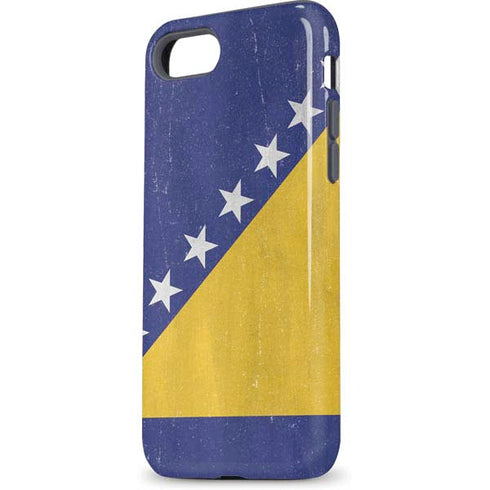 Bosnia and Herzegovina Flag Distressed iPhone 8 Pro Case