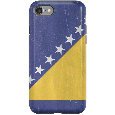 Bosnia and Herzegovina Flag Distressed iPhone SE (2nd & 3rd Gen) Pro Case