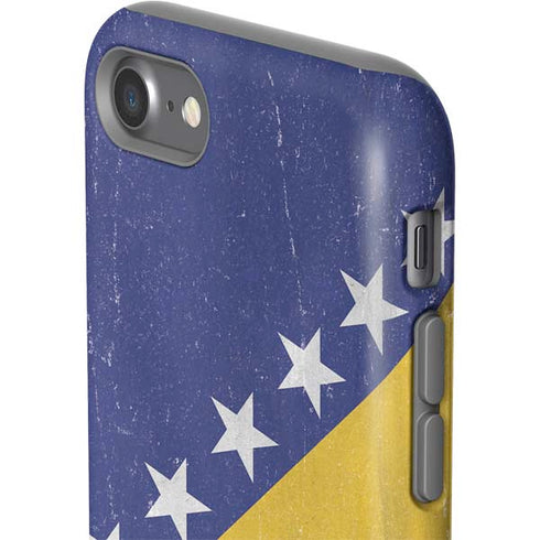 Bosnia and Herzegovina Flag Distressed iPhone SE (2nd & 3rd Gen) Pro Case