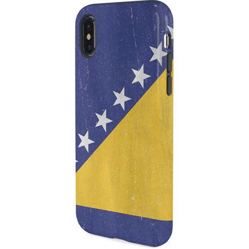 Bosnia and Herzegovina Flag Distressed iPhone X Pro Case