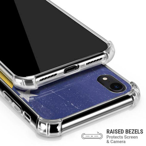 Bosnia and Herzegovina Flag Distressed iPhone XR Clear Case