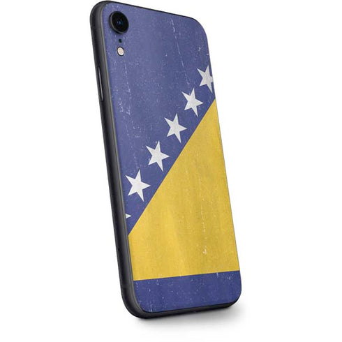 Bosnia and Herzegovina Flag Distressed iPhone XR Skin