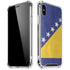 Bosnia and Herzegovina Flag Distressed iPhone XS Max Clear Case