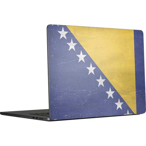 Bosnia and Herzegovina Flag Distressed MacBook Air 15 in (2023) Skin
