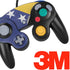 Bosnia and Herzegovina Flag Distressed Nintendo GameCube Controller Skin