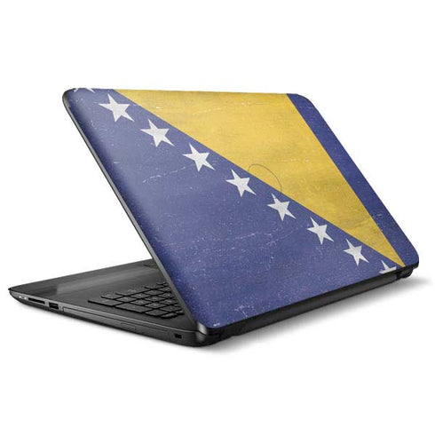 Bosnia and Herzegovina Flag Distressed HP Notebook Skin