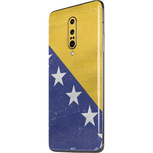 Bosnia and Herzegovina Flag Distressed OnePlus 7 Pro Skin