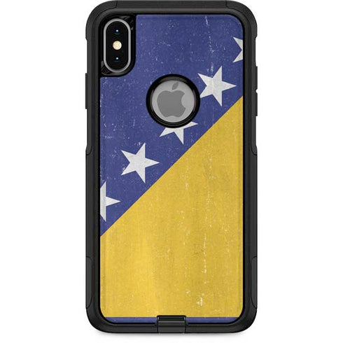 Bosnia and Herzegovina Flag Distressed Otterbox Commuter iPhone Skin