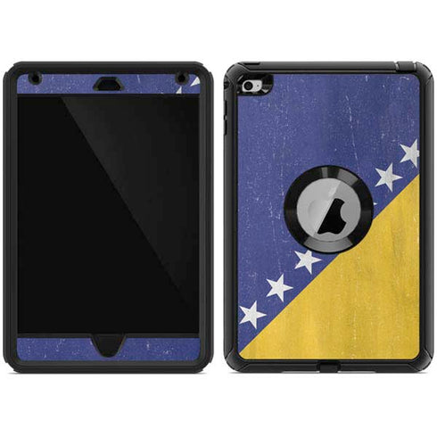 Bosnia and Herzegovina Flag Distressed Otterbox Defender iPad Skin