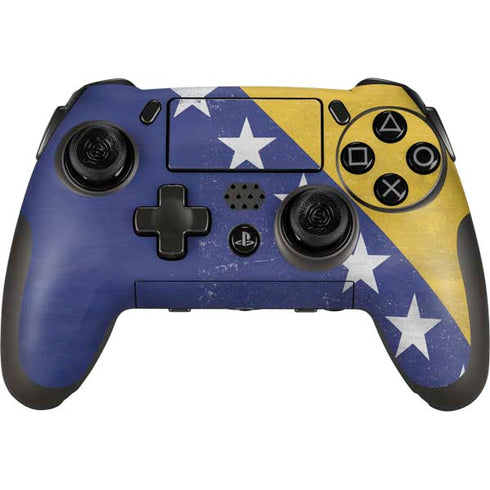 Bosnia and Herzegovina Flag Distressed PlayStation Scuf Vantage 2 Controller Skin