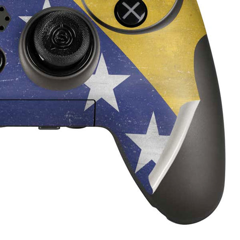 Bosnia and Herzegovina Flag Distressed PlayStation Scuf Vantage 2 Controller Skin