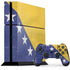 Bosnia and Herzegovina Flag Distressed PS4 Console and Controller Bundle Skin