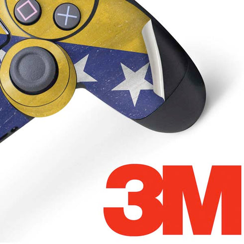 Bosnia and Herzegovina Flag Distressed PS4 Controller Skin