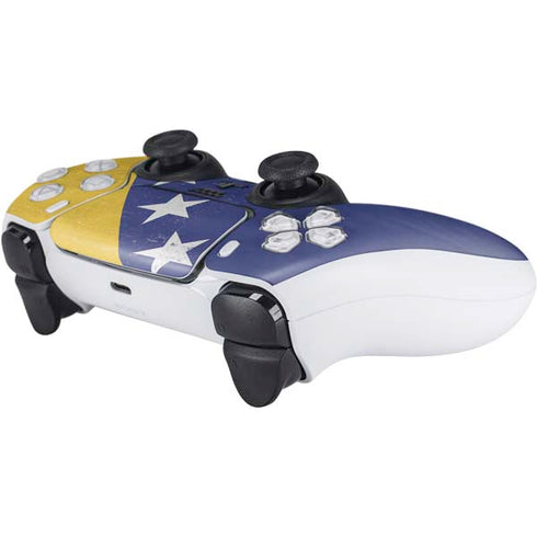 Bosnia and Herzegovina Flag Distressed PS5 Controller Skin
