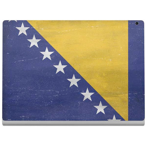 Bosnia and Herzegovina Flag Distressed Surface Book 2 15in Skin