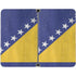 Bosnia and Herzegovina Flag Distressed Surface Duo Skin