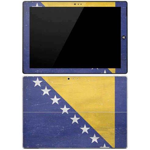 Bosnia and Herzegovina Flag Distressed Surface Pro 3 Skin