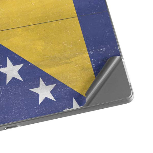Bosnia and Herzegovina Flag Distressed Surface Pro 8 Skin