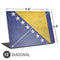 Bosnia and Herzegovina Flag Distressed Universal Laptop 12in (9.8 x 6.8in) Skin