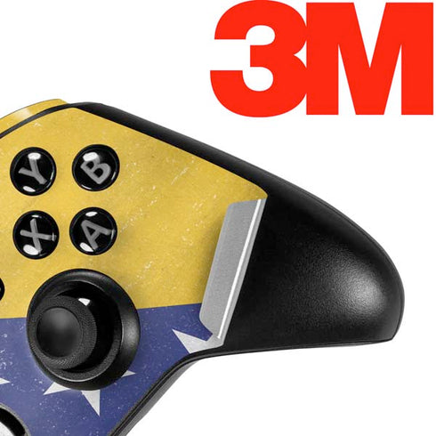 Bosnia and Herzegovina Flag Distressed Xbox One Elite Controller Skin