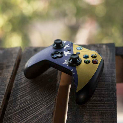 Bosnia and Herzegovina Flag Distressed Xbox One X Controller Skin