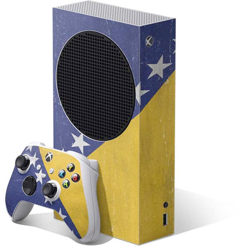 Bosnia and Herzegovina Flag Distressed Xbox Series S Skins