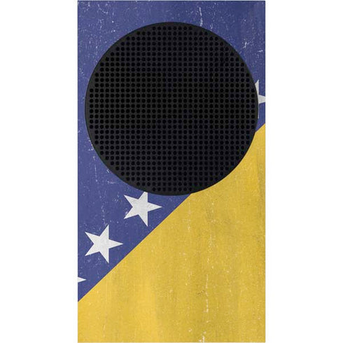 Bosnia and Herzegovina Flag Distressed Xbox Series S Console Skin