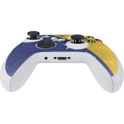 Bosnia and Herzegovina Flag Distressed Xbox Series S Controller Skin