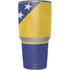 Bosnia and Herzegovina Flag Distressed Yeti 30oz Rambler Tumbler Skin