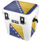 Bosnia and Herzegovina Flag Distressed YETI Roadie 24 Hard Cooler Skin