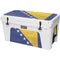 Bosnia and Herzegovina Flag Distressed YETI Tundra 75 Hard Cooler Skin