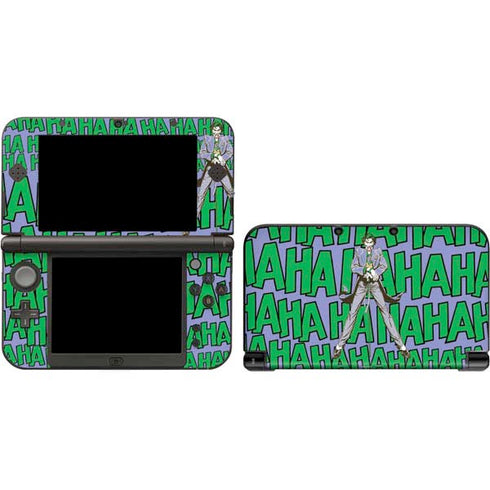 DC Comics The Joker Vintage pose pattern 3DS XL 2015 Skin