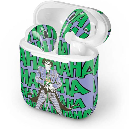 DC Comics The Joker Vintage pose pattern Apple AirPods 2 Skin