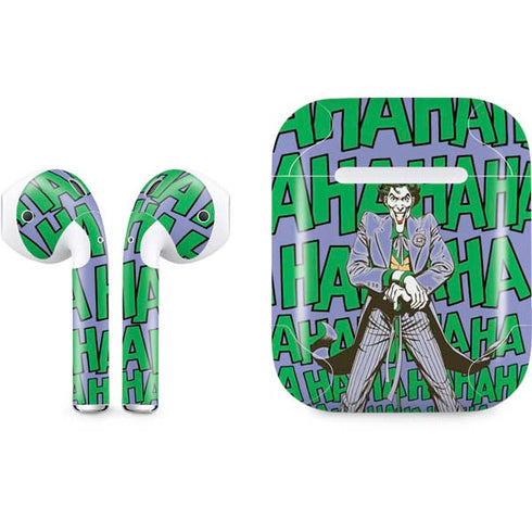DC Comics The Joker Vintage pose pattern Apple AirPods Skin