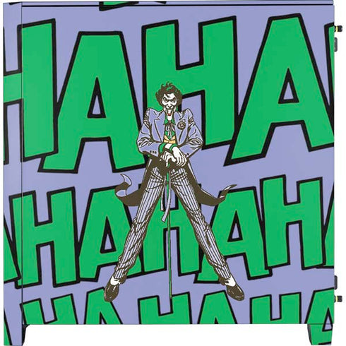 DC Comics The Joker Vintage pose pattern Corsair 4000D Tempered Glass Mid-Tower ATX Case Skin