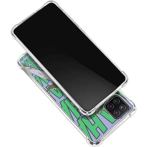 DC Comics The Joker Vintage pose pattern Galaxy A12 Clear Case