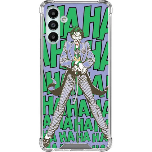DC Comics The Joker Vintage pose pattern Galaxy A13 5G Clear Case