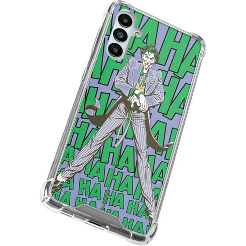 DC Comics The Joker Vintage pose pattern Galaxy A14 5G Clear Case