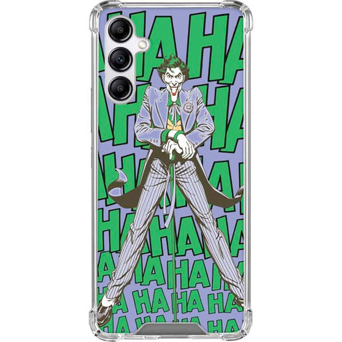 DC Comics The Joker Vintage pose pattern Galaxy A15 5G Clear Case