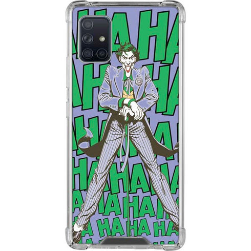 DC Comics The Joker Vintage pose pattern Galaxy A51 5G Clear Case