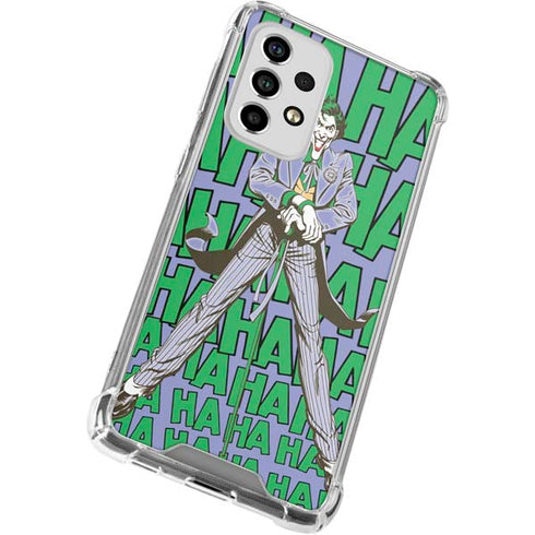 DC Comics The Joker Vintage pose pattern Galaxy A53 5G Clear Case