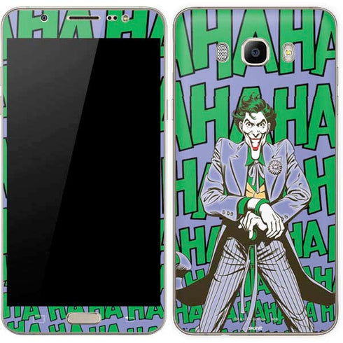 DC Comics The Joker Vintage pose pattern Galaxy J7 Skin