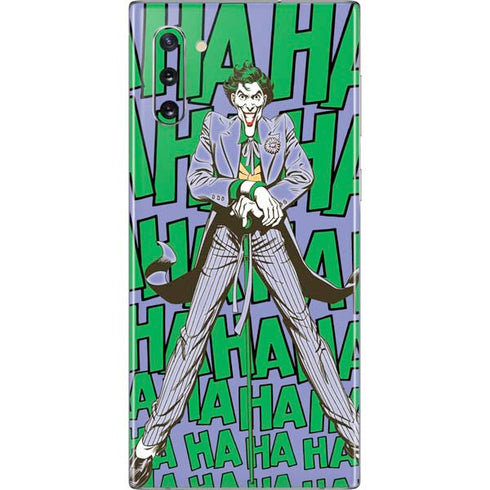 DC Comics The Joker Vintage pose pattern Galaxy Note 10 Skin