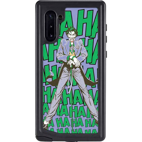 DC Comics The Joker Vintage pose pattern Galaxy Note 10 Waterproof Case