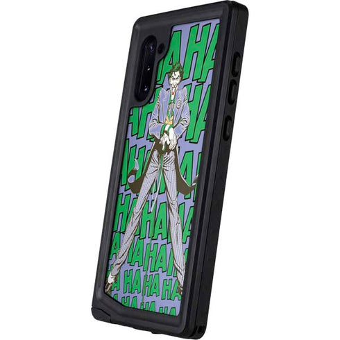 DC Comics The Joker Vintage pose pattern Galaxy Note 10 Waterproof Case