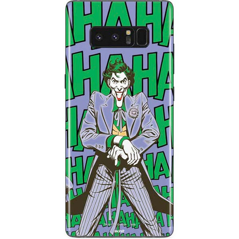 DC Comics The Joker Vintage pose pattern Galaxy Note 8 Skin